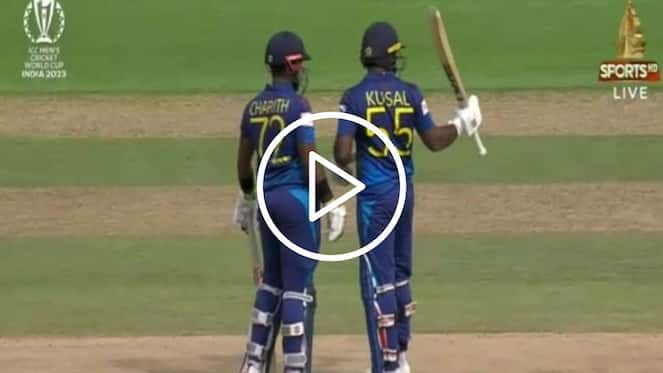 [Watch] Kusal Perera Slams Fastest 50 Of ICC World Cup 2023 Against New Zealand